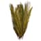 43" Natural Dried Plant Palm Leaf Bunch with Feather-Inspired Stems
